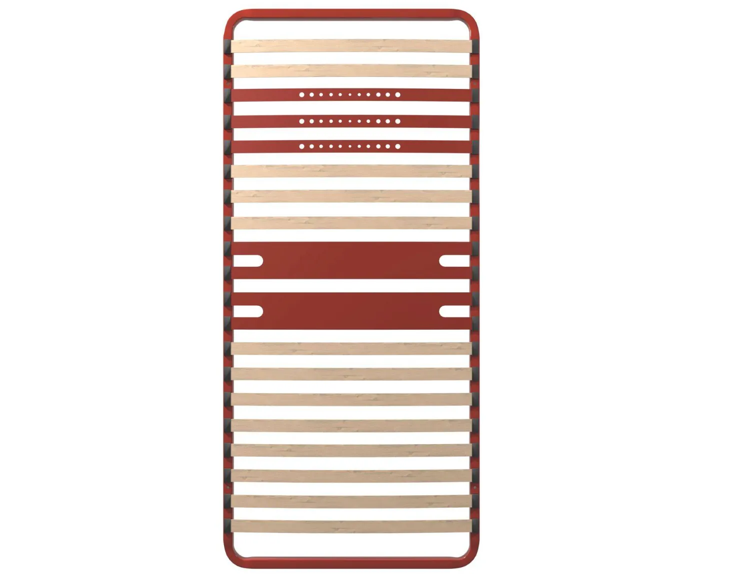 BULTEX Sommier cadre métal à lattes 5 zones 4 cm Morpho