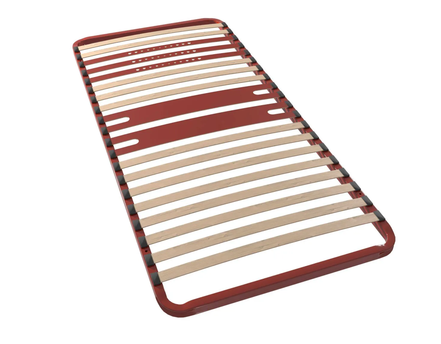BULTEX Sommier cadre métal à lattes 5 zones 4 cm Morpho