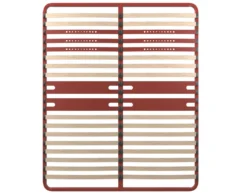 BULTEX Sommier cadre métal à lattes 5 zones 4 cm Morpho