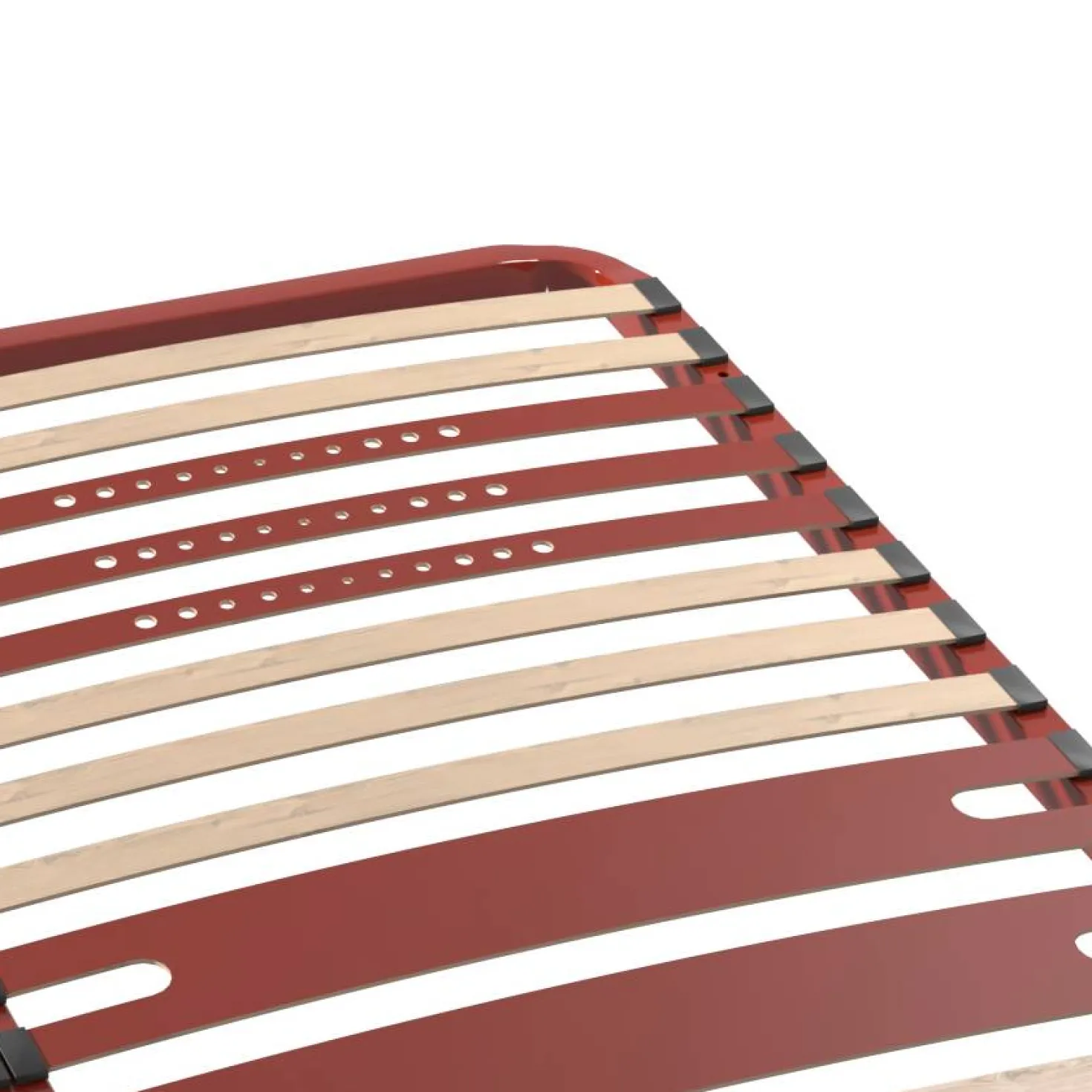 BULTEX Sommier cadre métal à lattes 5 zones 4 cm Morpho