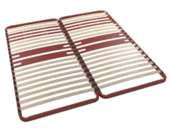 BULTEX Sommier cadre métal à lattes 5 zones 4 cm Morpho