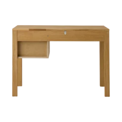 Bureau chêne massif 2 tiroirs Luminescence