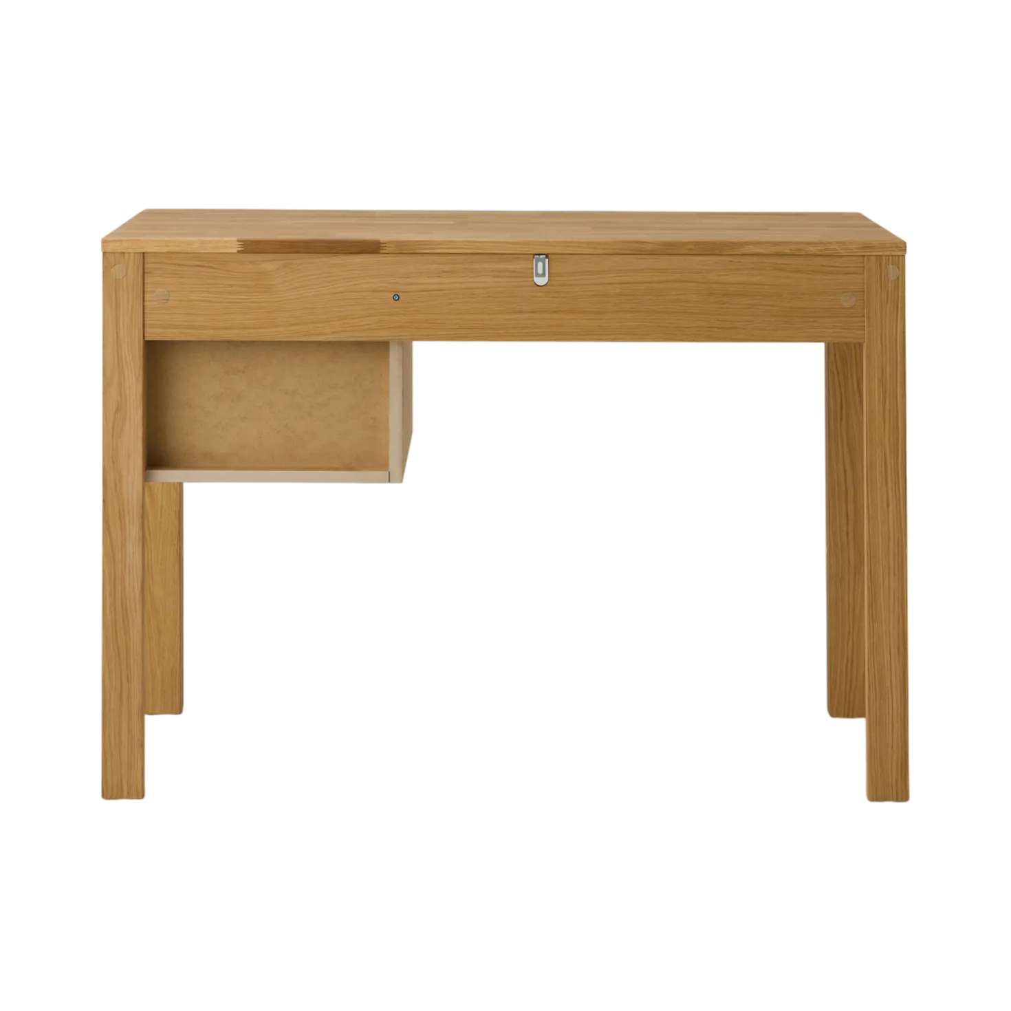 Bureau chêne massif 2 tiroirs Luminescence