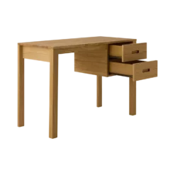 Bureau chêne massif 2 tiroirs Luminescence