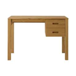 Bureau chêne massif 2 tiroirs Luminescence