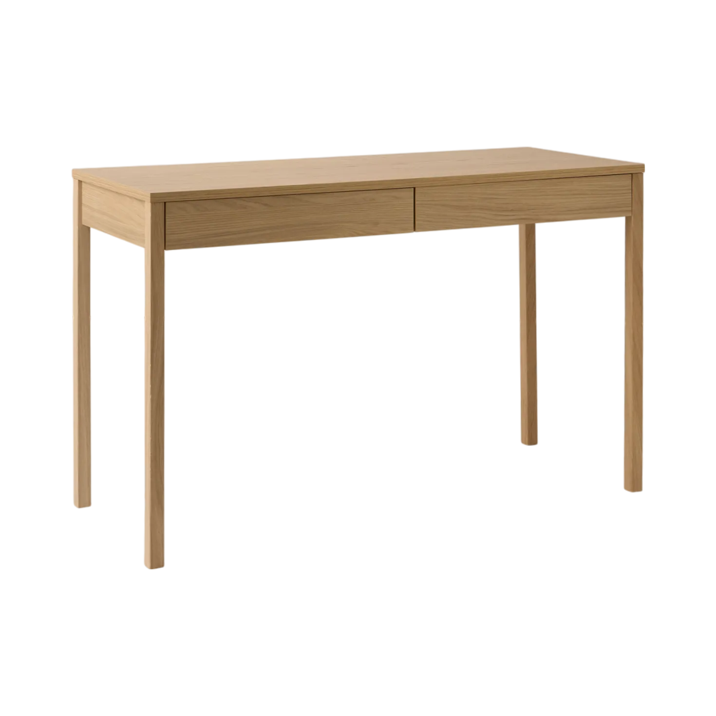 Bureau décor bois 2 tiroirs Simon