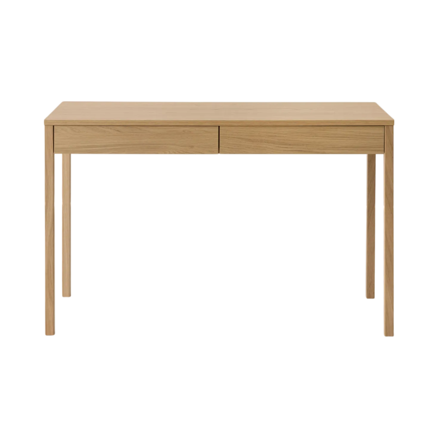 Bureau décor bois 2 tiroirs Simon