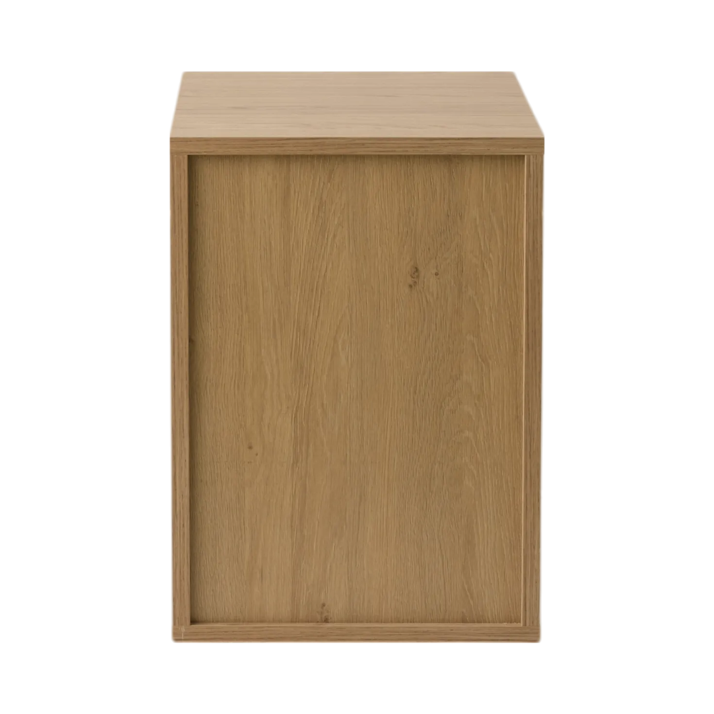 Caisson de bureau décor bois 1 tiroir 1 porte Simon