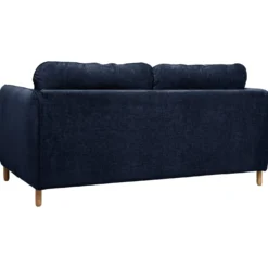 Canapé convertible tissu chenillé Portimo