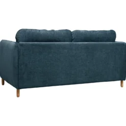 Canapé convertible tissu chenillé Portimo