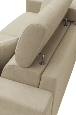 Canapé convertible tissu déhoussable Alden