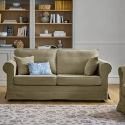 Canapé convertible tissu déhoussable Naxos