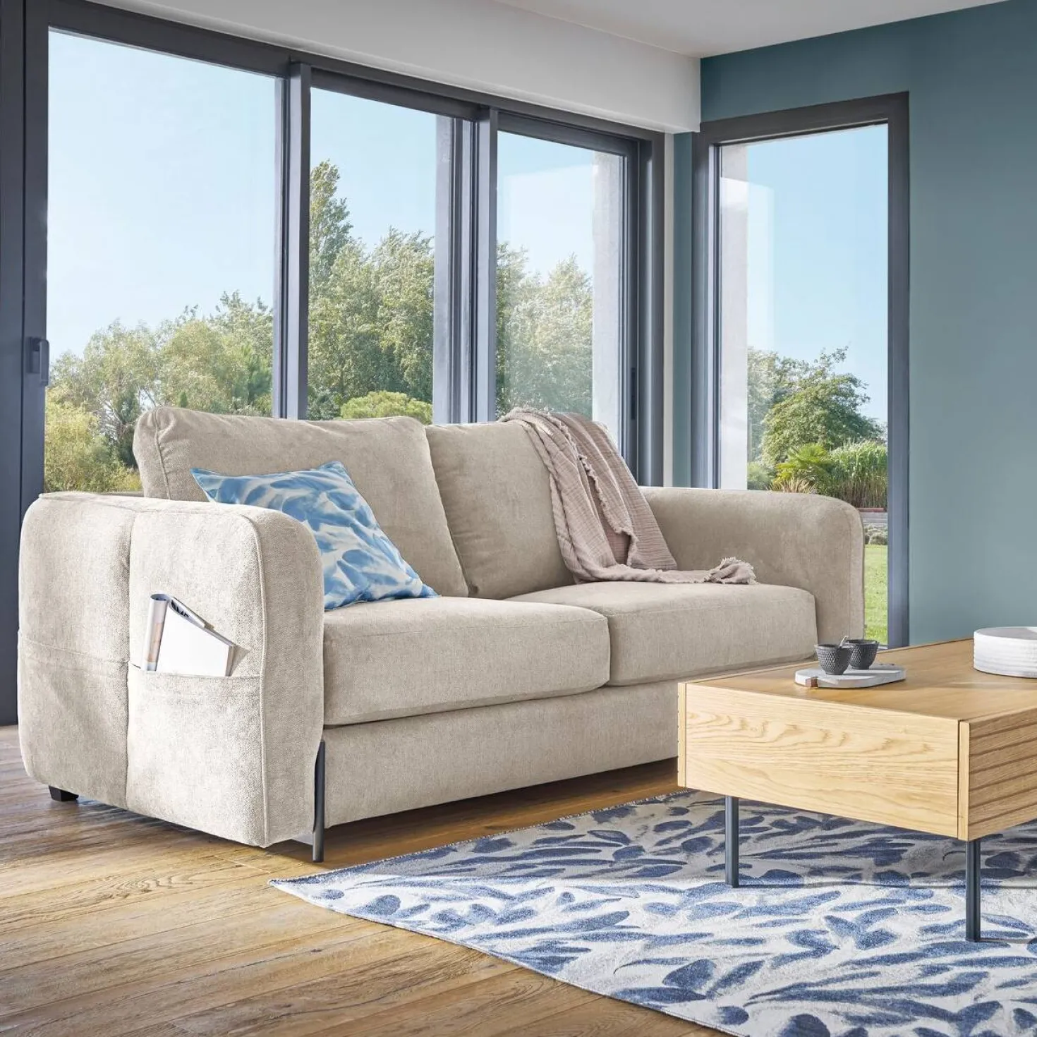 Canapé convertible tissu Orlane