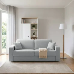 Canapé convertible tissu recyclé déhoussable Alizée