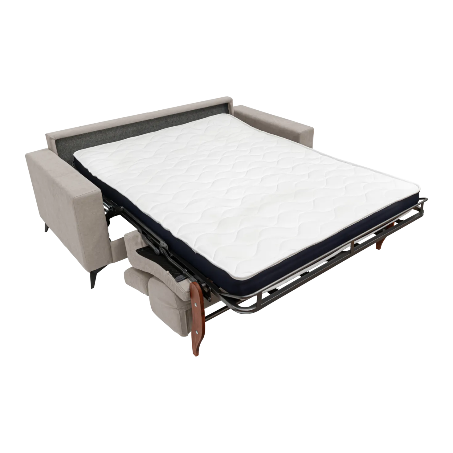 Canapé convertible tissu recyclé déhoussable Alden