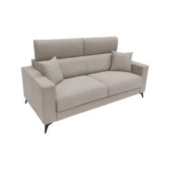 Canapé convertible tissu recyclé déhoussable Alden