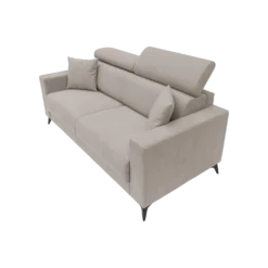 Canapé convertible tissu recyclé déhoussable Alden