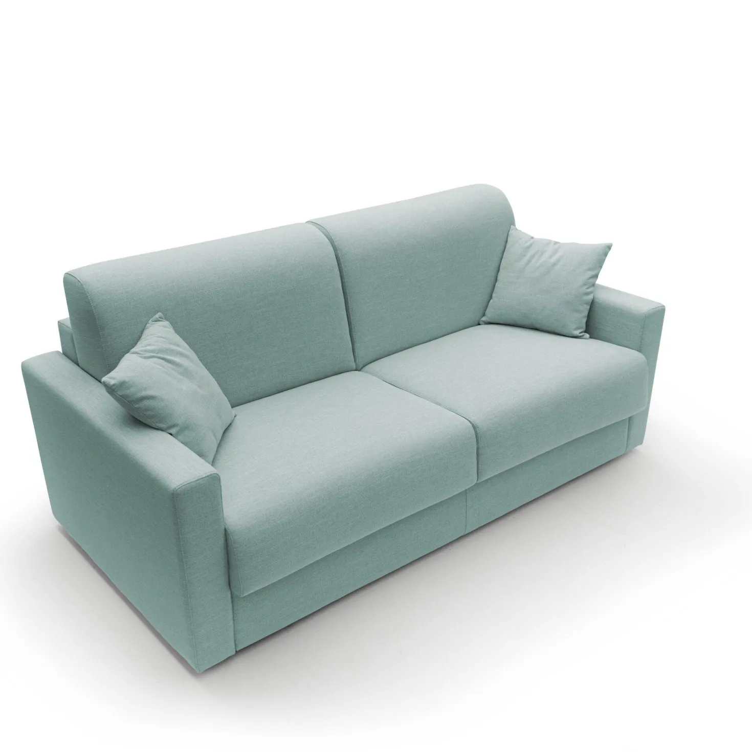 Canapé convertible tissu recyclé déhoussable Aubin