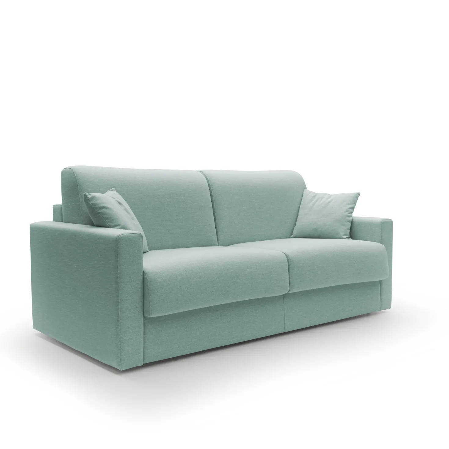 Canapé convertible tissu recyclé déhoussable Aubin