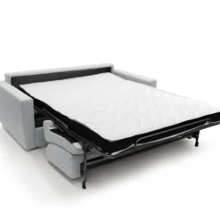 Canapé convertible tissu recyclé déhoussable Aubin