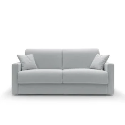 Canapé convertible tissu recyclé déhoussable Aubin