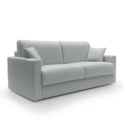 Canapé convertible tissu recyclé déhoussable Aubin