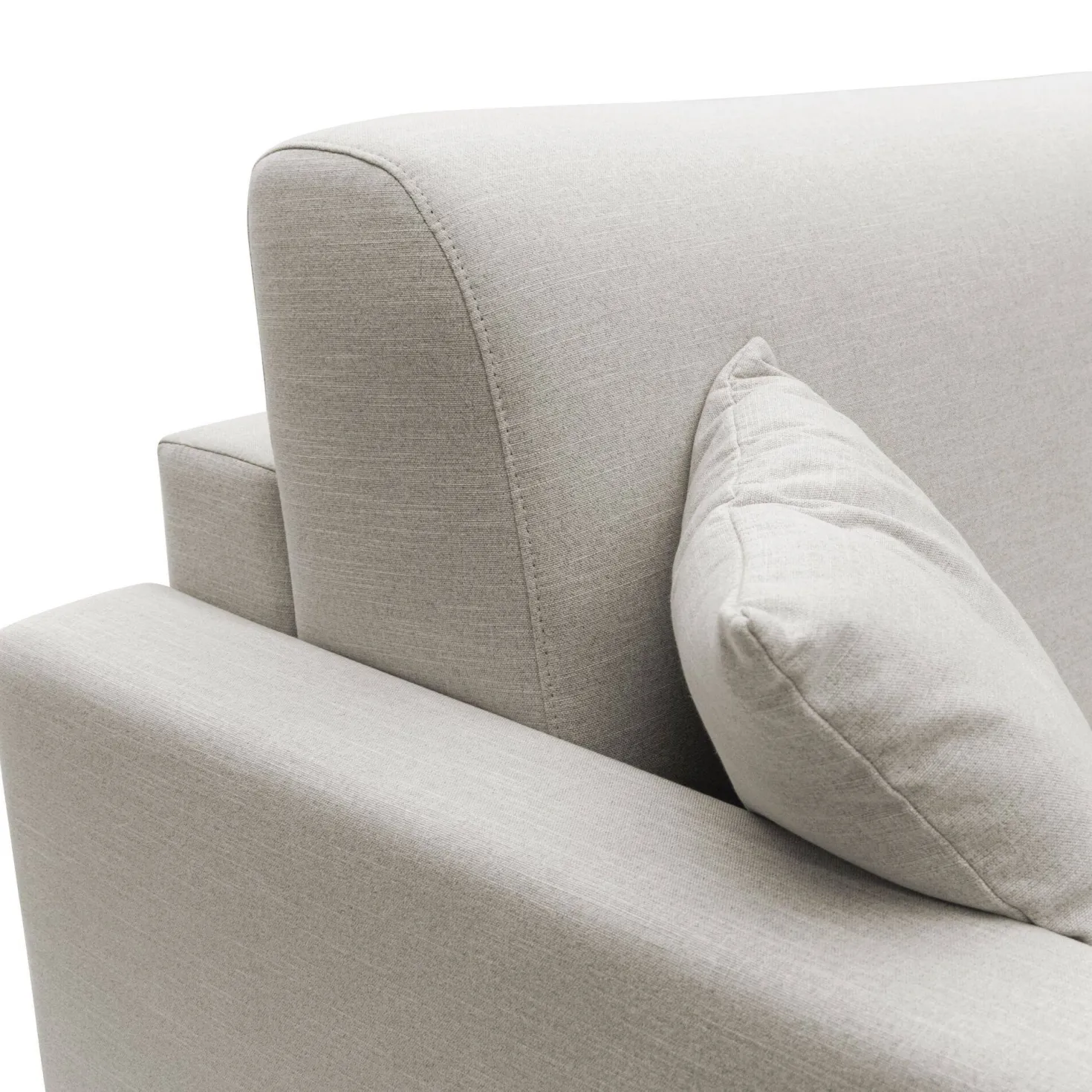 Canapé convertible tissu recyclé déhoussable Aubin