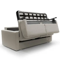 Canapé convertible tissu recyclé déhoussable Aubin