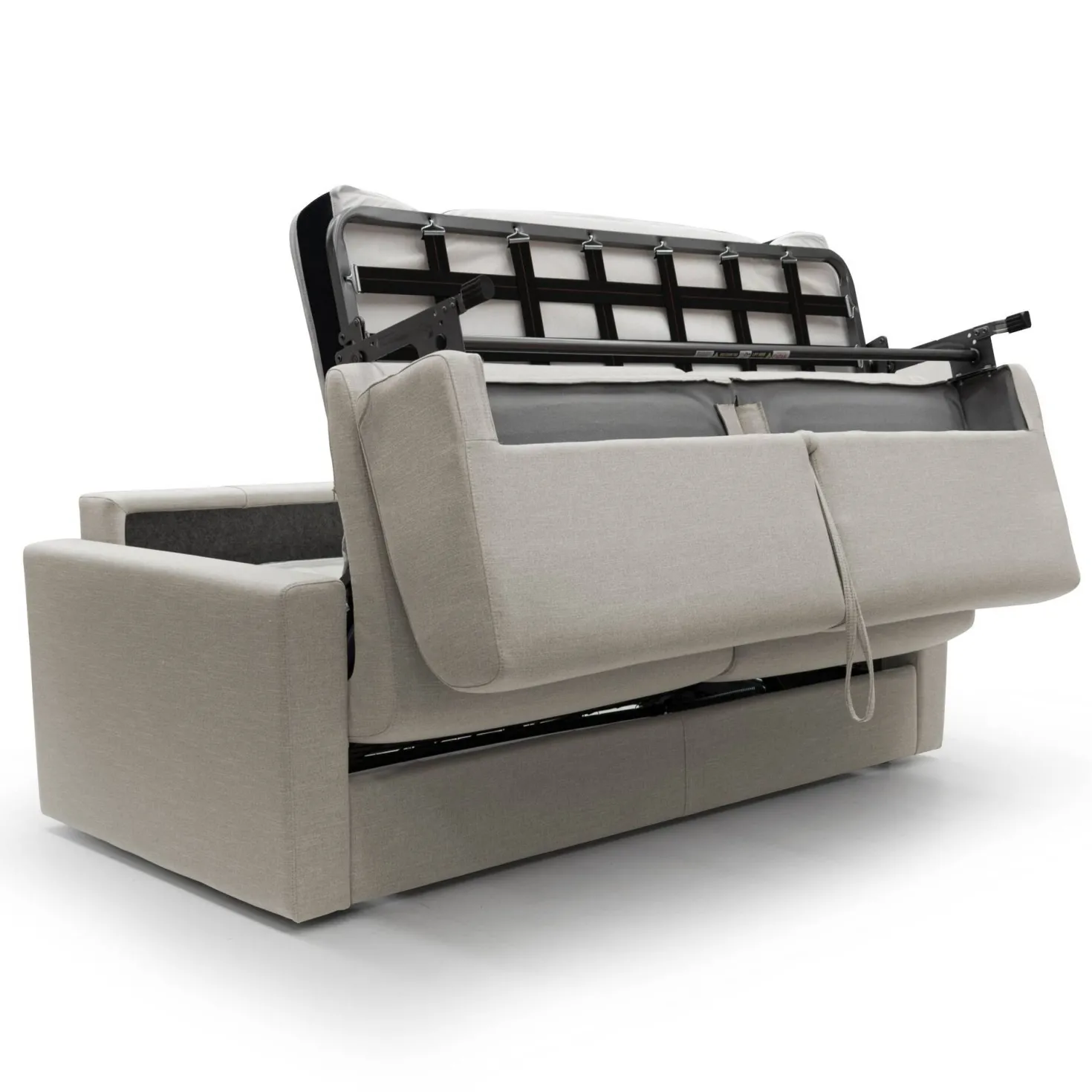 Canapé convertible tissu recyclé déhoussable Aubin