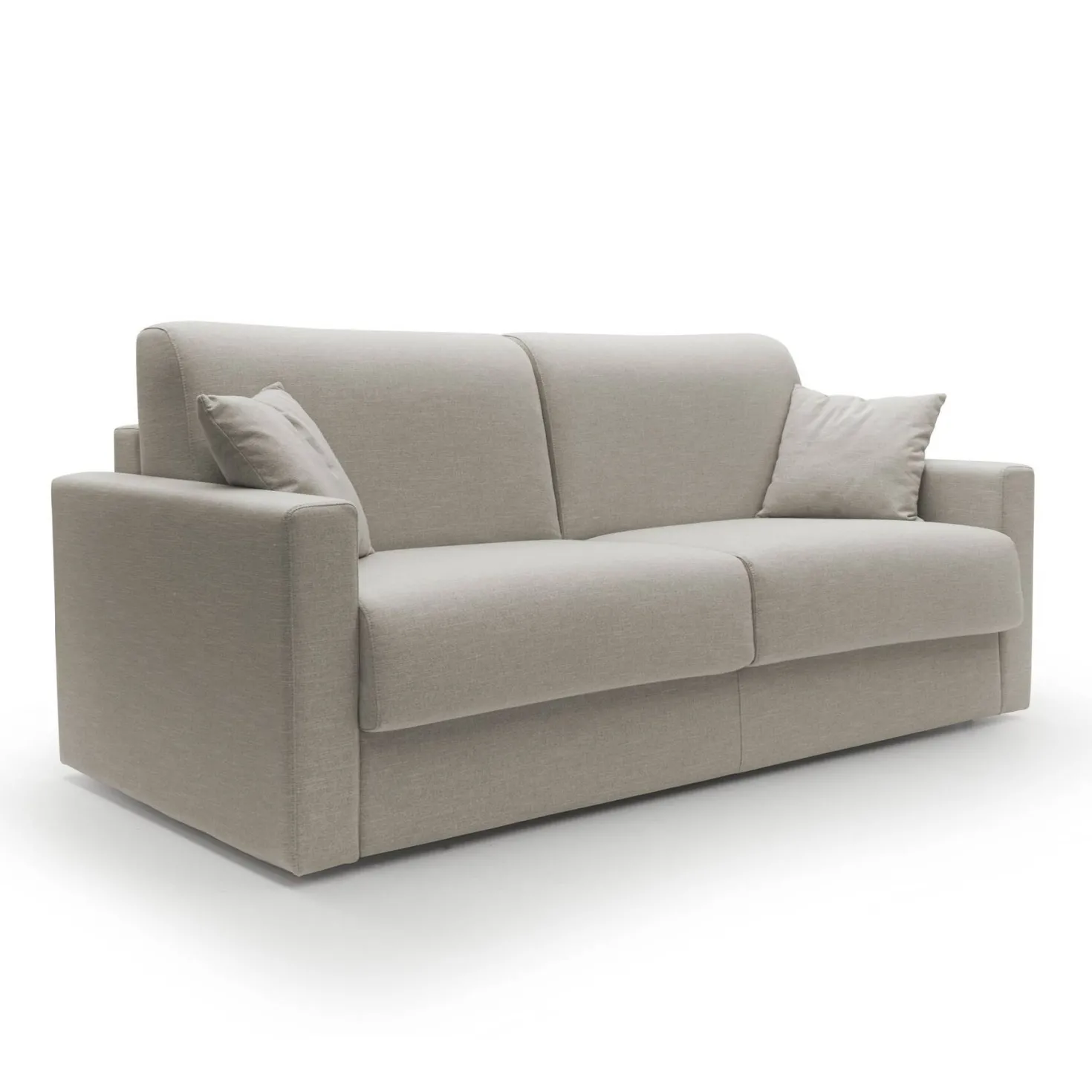 Canapé convertible tissu recyclé déhoussable Aubin