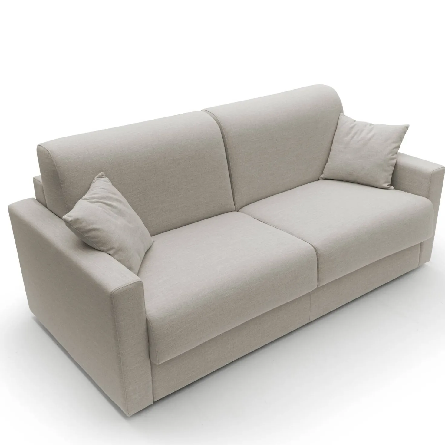 Canapé convertible tissu recyclé déhoussable Aubin