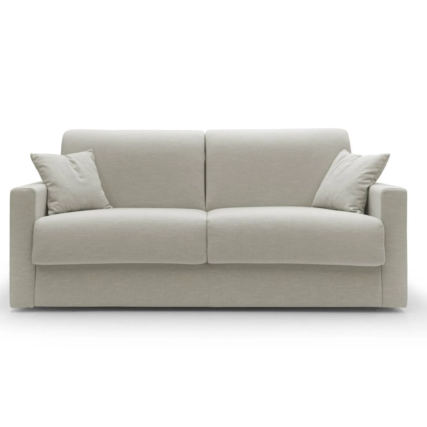 Canapé convertible tissu recyclé déhoussable Aubin