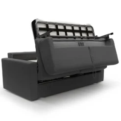 Canapé convertible tissu recyclé déhoussable Aubin