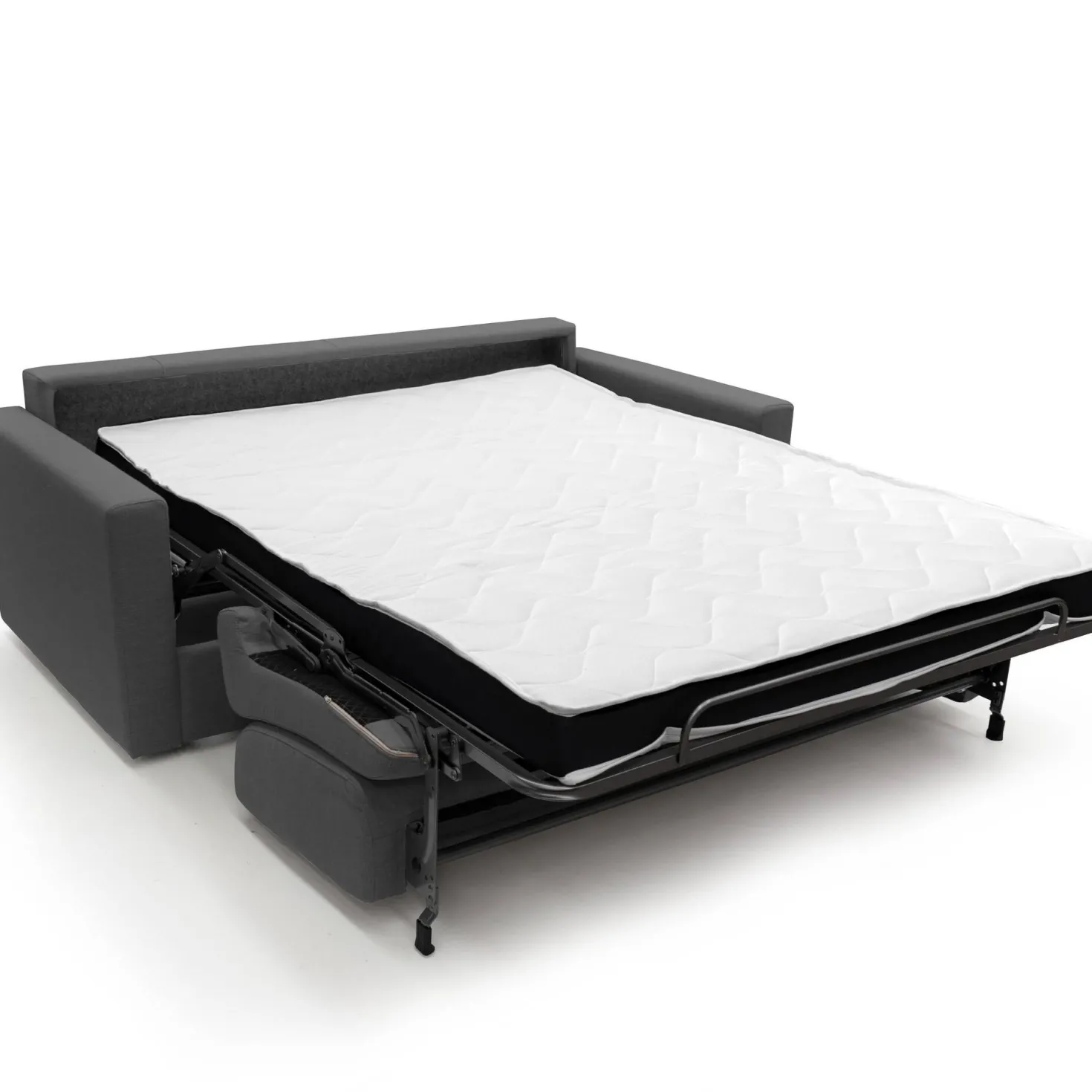Canapé convertible tissu recyclé déhoussable Aubin
