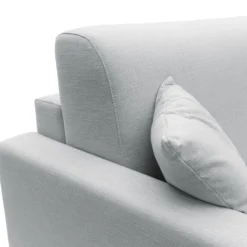 Canapé convertible tissu recyclé déhoussable Aubin