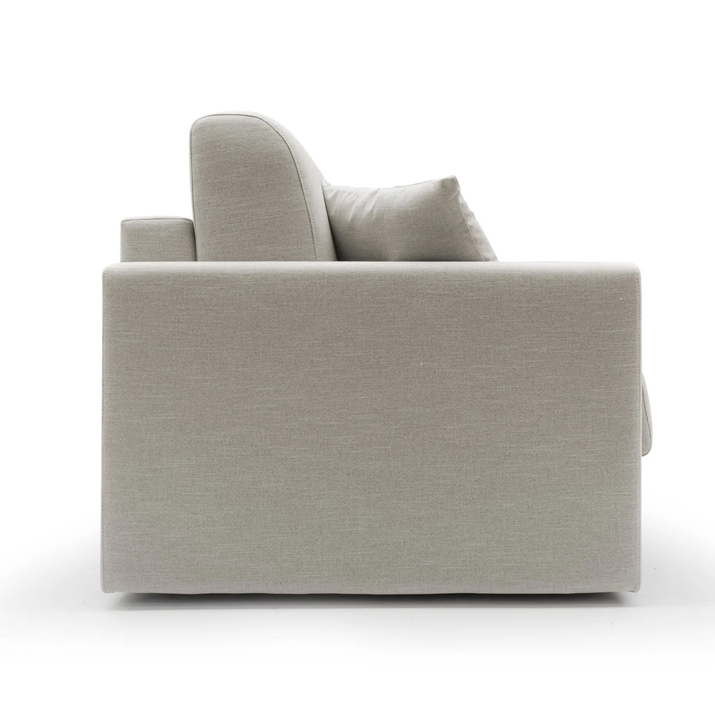 Canapé convertible tissu recyclé déhoussable Aubin