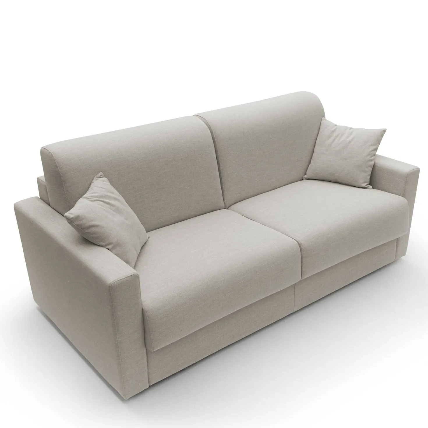 Canapé convertible tissu recyclé déhoussable Aubin