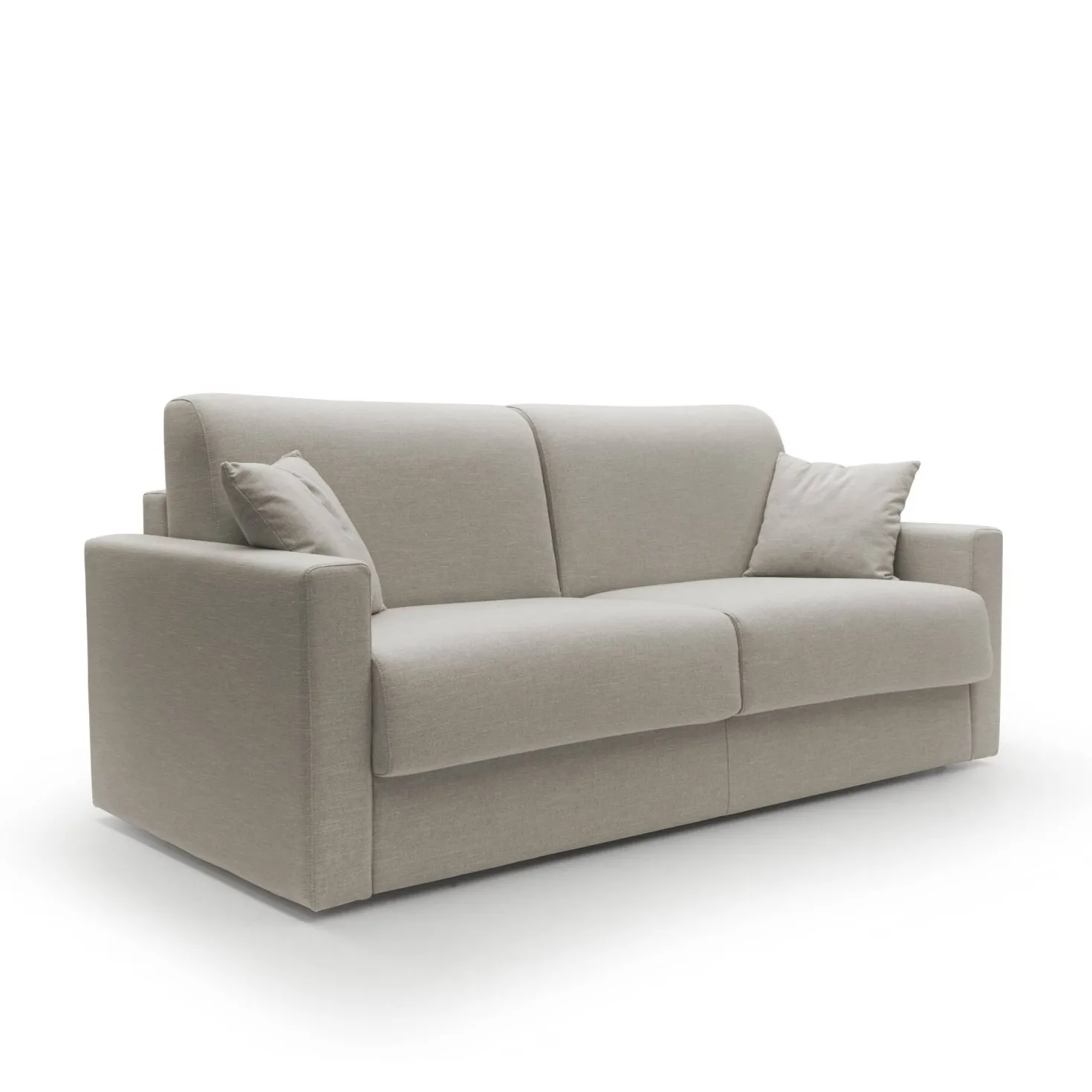 Canapé convertible tissu recyclé déhoussable Aubin