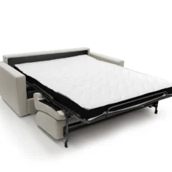 Canapé convertible tissu recyclé déhoussable Aubin