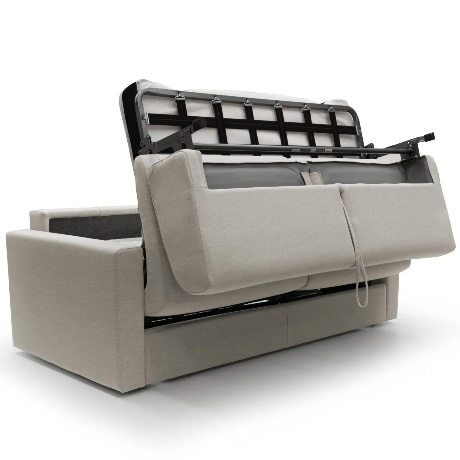 Canapé convertible tissu recyclé déhoussable Aubin