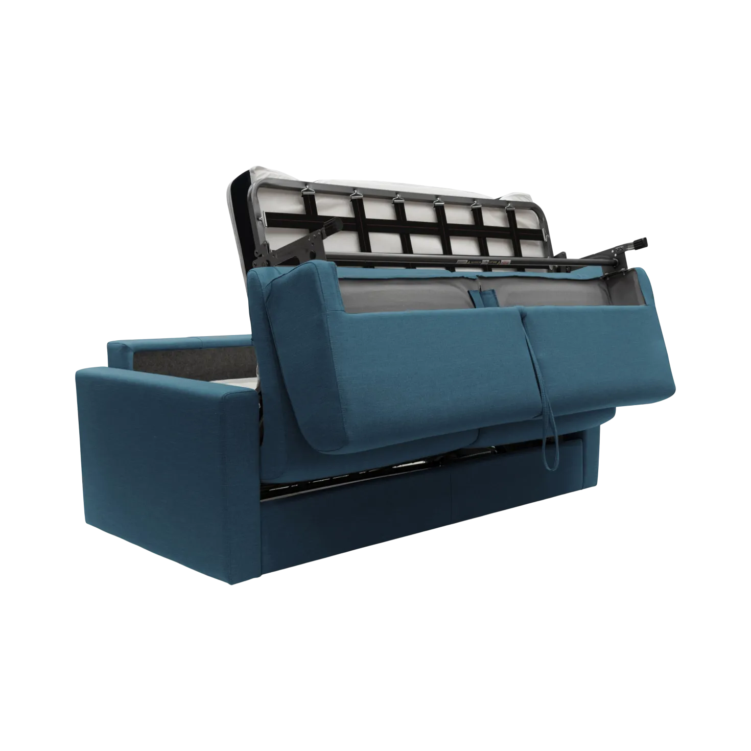 Canapé convertible tissu recyclé déhoussable Aubin