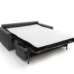 Canapé convertible tissu recyclé déhoussable Aubin