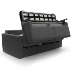Canapé convertible tissu recyclé déhoussable Aubin