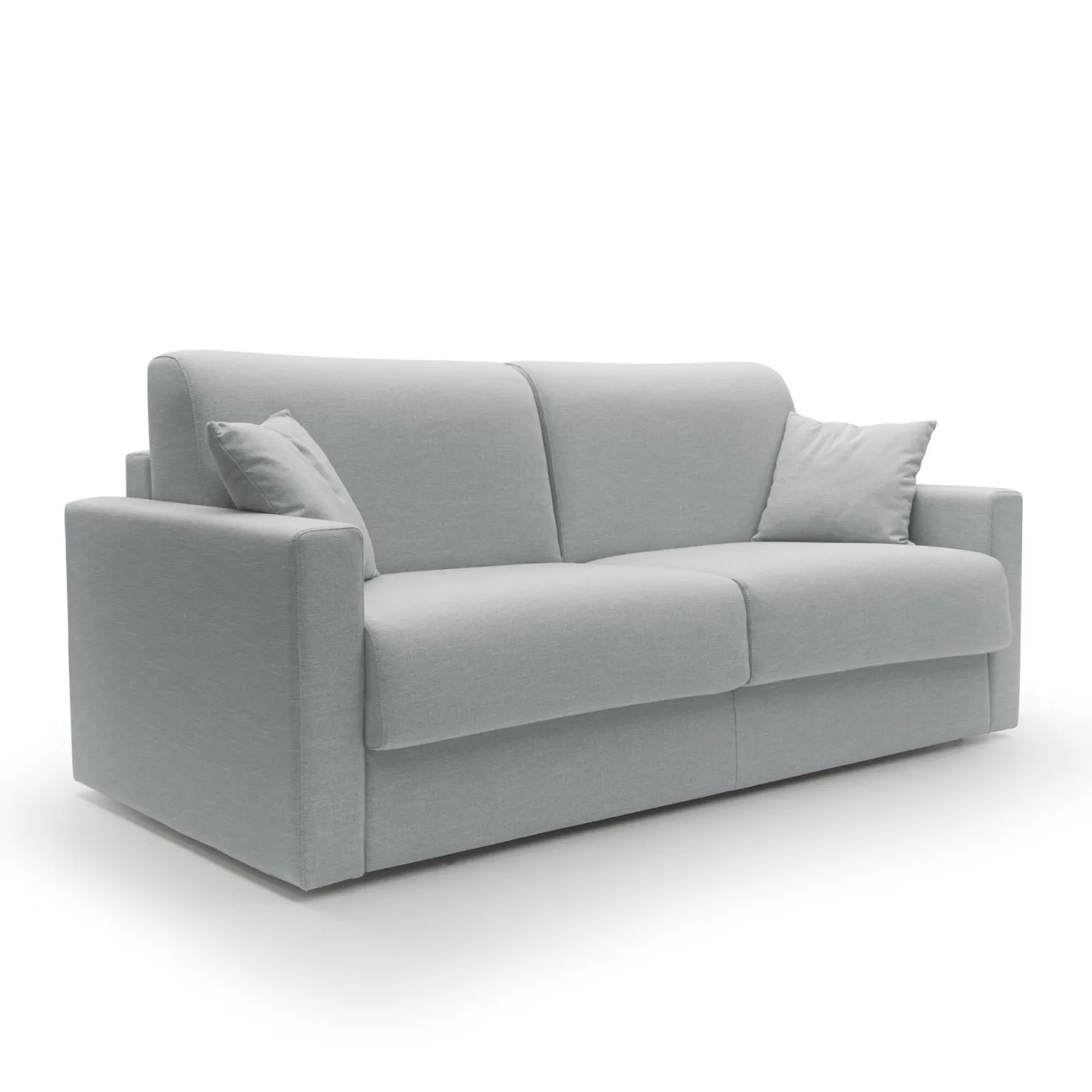 Canapé convertible tissu recyclé déhoussable Aubin