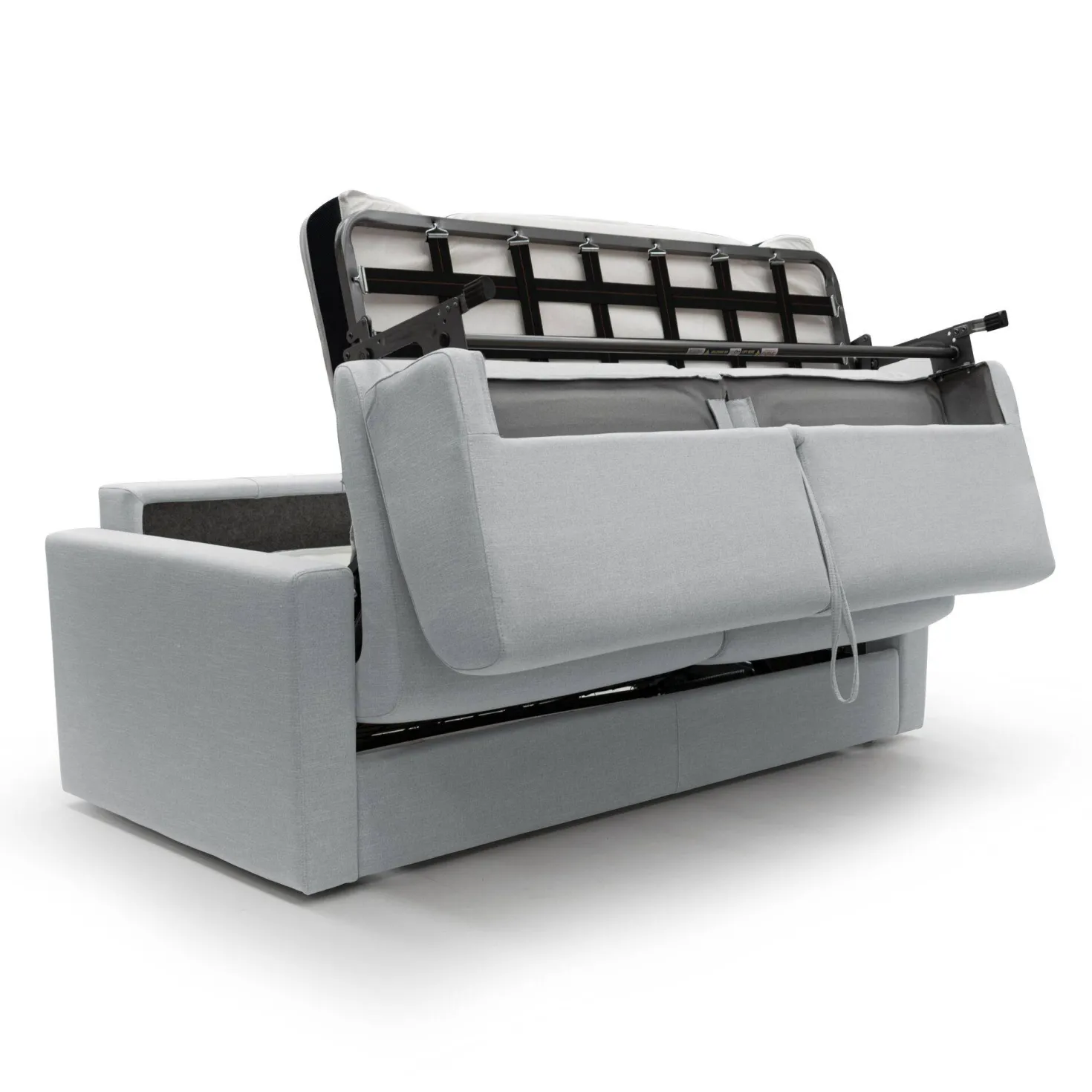Canapé convertible tissu recyclé déhoussable Aubin