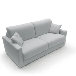 Canapé convertible tissu recyclé déhoussable Aubin