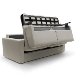 Canapé convertible tissu recyclé déhoussable Aubin
