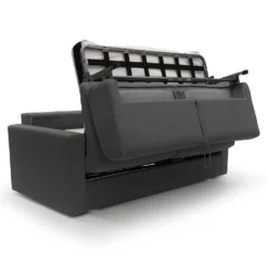 Canapé convertible tissu recyclé déhoussable Aubin