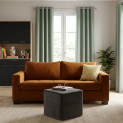 Canapé convertible velours Octave