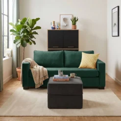 Canapé convertible velours Octave